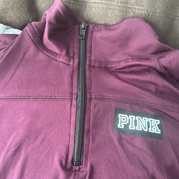 Women’s PINK quarter zip running jacket - Picture 4 of 4